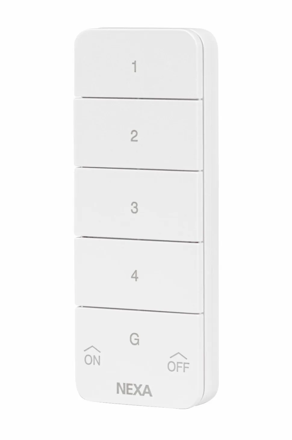 Nexa Myct-2107 Fjernbetjening med magnetisk nøgle 4-kanals 433 Mhz