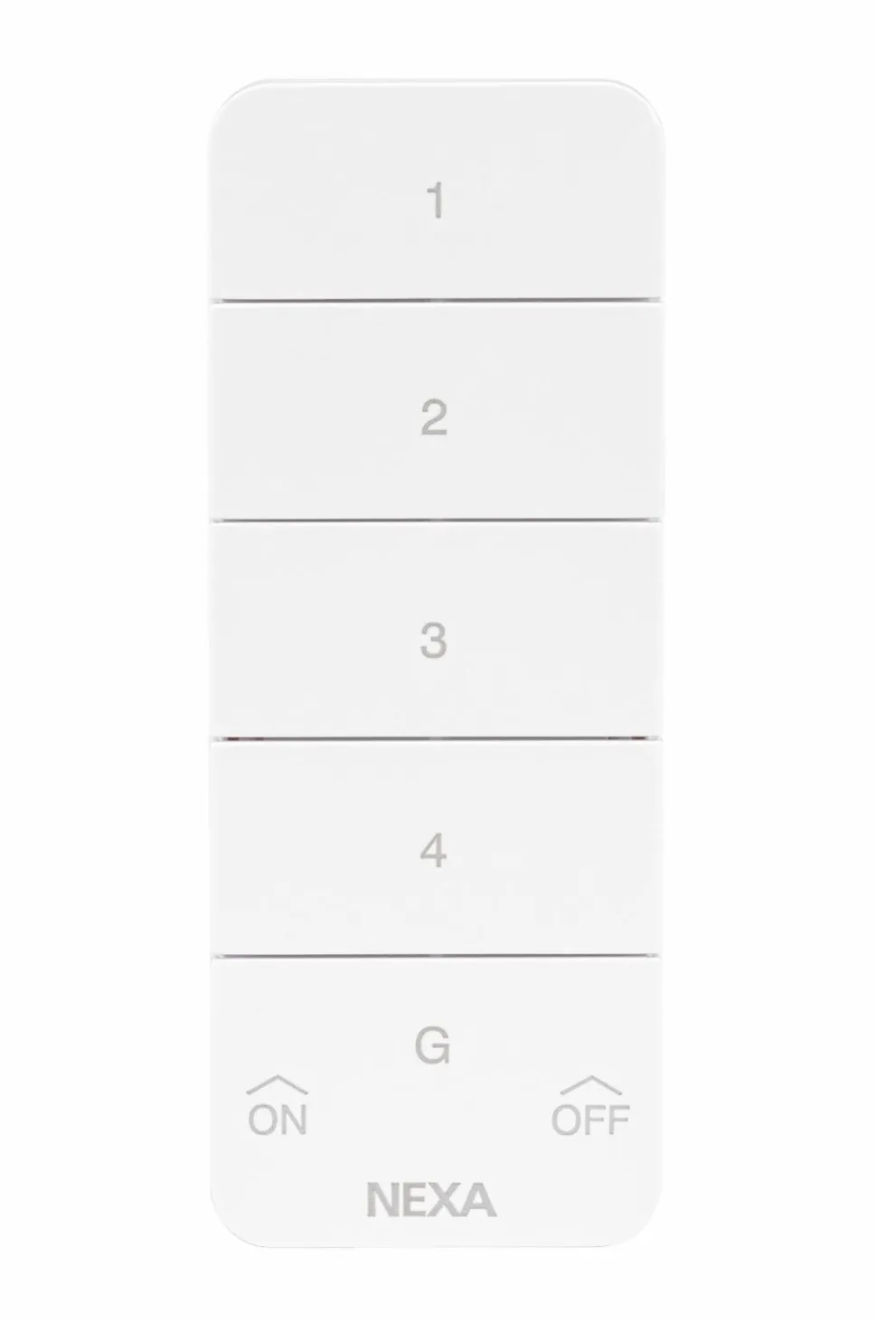 Nexa Myct-2107 Fjernbetjening med magnetisk nøgle 4-kanals 433 Mhz