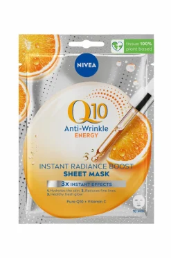Nivea Ansigtsmaske NIVEA Q10 Energy Sheet Mask 1 stk