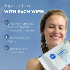 Nivea Ansigtsservietter Refreshing Cleansing Wipes 25 stk.