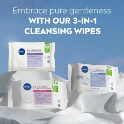 Nivea Ansigtsservietter Sensitive Cleansing Wipes 25 stk
