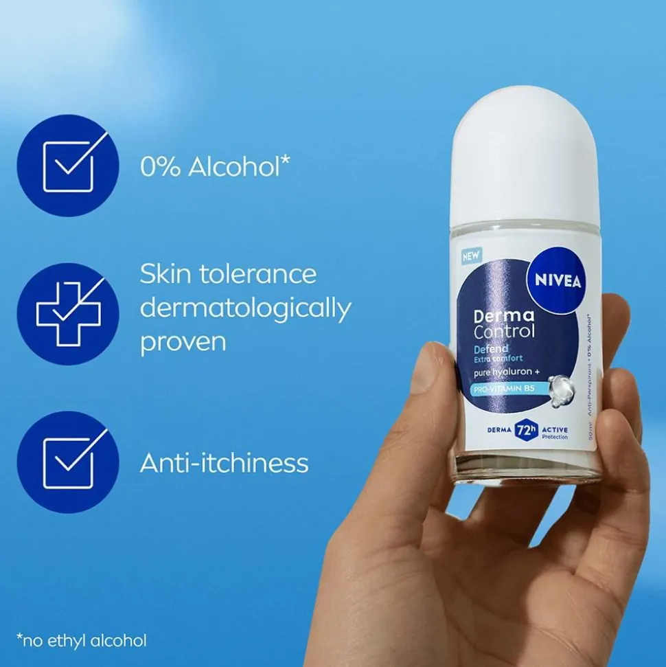 Nivea Derma Control Defend Roll On 50 Ml