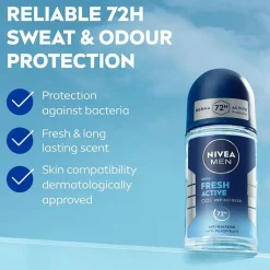 Nivea Fresh Active Roll On 50 Ml