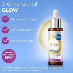 Nivea LUMINOUS630 Skin Glow Instant Glow Serum 30Ml