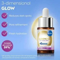 Nivea LUMINOUS630 Skin Glow Instant Glow Serum 15Ml