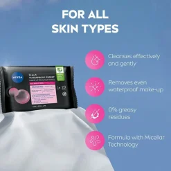 Nivea MicellAIR Expert Make-up Remover Wipes WP 20st