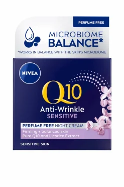 Nivea Natcreme Q10 Sensitive Perfume Free Night Cream 50 ml