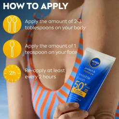 Nivea Protect & Moisture Invisible Finish Lotion Spf 50 150Ml