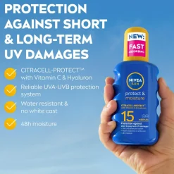 Nivea Protect & Moisture Sun Spray SPF15 200 ml