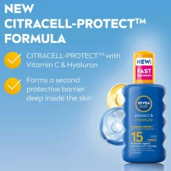 Nivea Protect & Moisture Sun Spray SPF15 200 ml