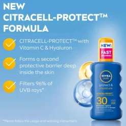 Nivea Protect & Moisture Sun Spray SPF30 200 ml