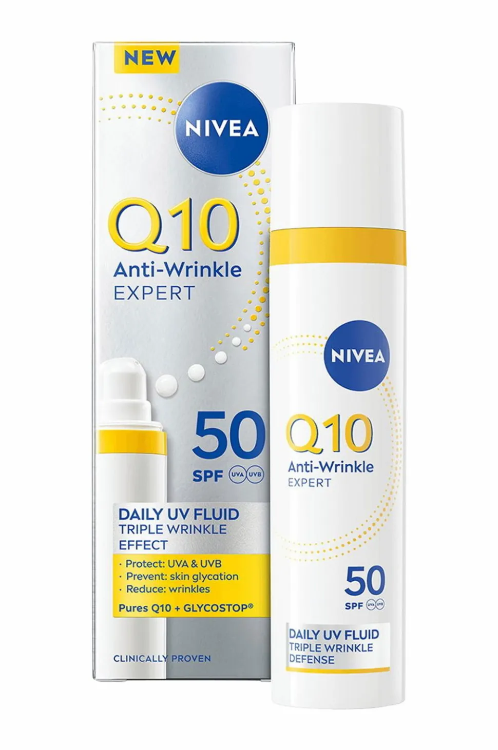 Nivea Q10 Anti-Wrinkle Expert Daily UV Fluid SPF50 40Ml