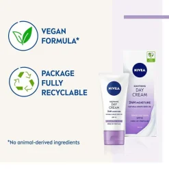 Nivea Sensitive Day Cream Tube 50 Ml