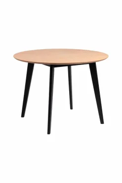 NORDFORM Roxby spisebordssæt med bord og 4 stole, 105x105x76 cm