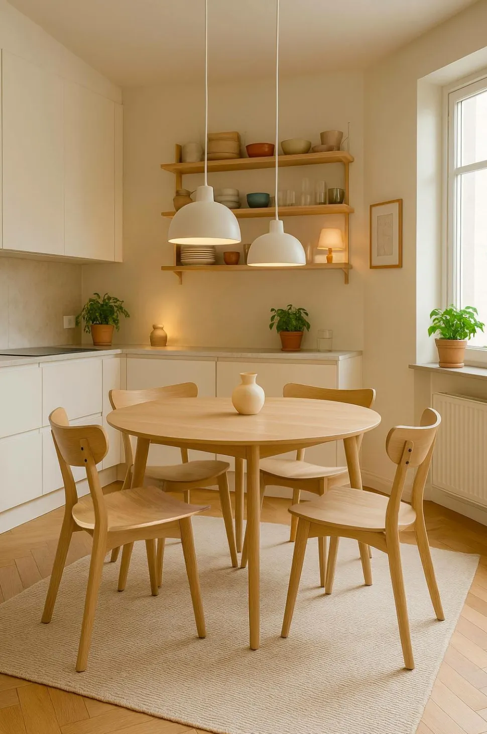 NORDFORM Roxby spisebordssæt Ø 105 cm