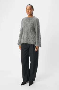 Object Trøje objSmilla Knit RE L/S Pullover