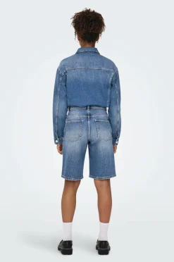 Only Denimshorts onlMate Reg Baggy Long Shorts Dnm N