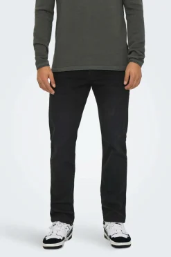 ONLY & SONS Jeans onsWeft Regular Black 8638 Mat Dnm