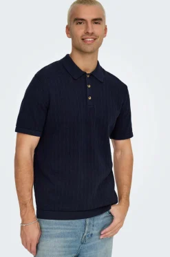 ONLY & SONS Trøje onsMoon Reg 12 SS Polo Knit