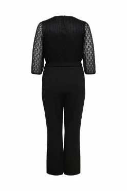 Only Carmakoma Buksekjole carBetsy 3/4 Wrap V-neck Jumpsuit