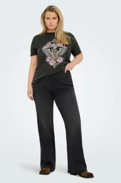 Only Carmakoma Jegging caRoyal Mid Waist Flared Legging N