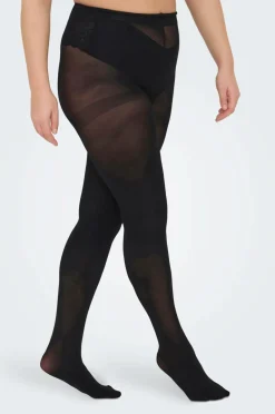 Only Carmakoma Strømpebukser carSaga 40 Den Tights 2-pak