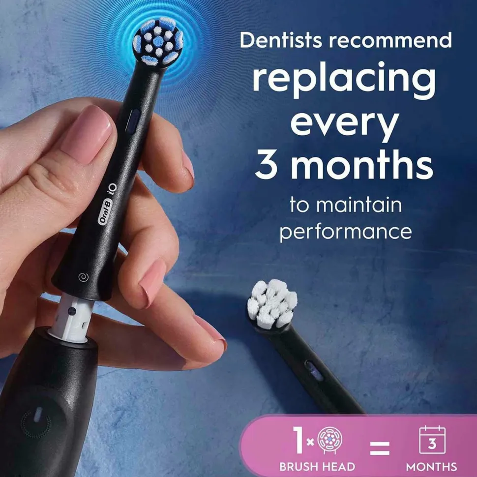 Oral B Børstehoved iO Gentle Care Black 6-pak