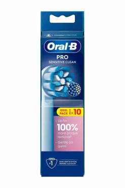 Oral B Børstehoveder Sensitive Clean & Care 10-pak