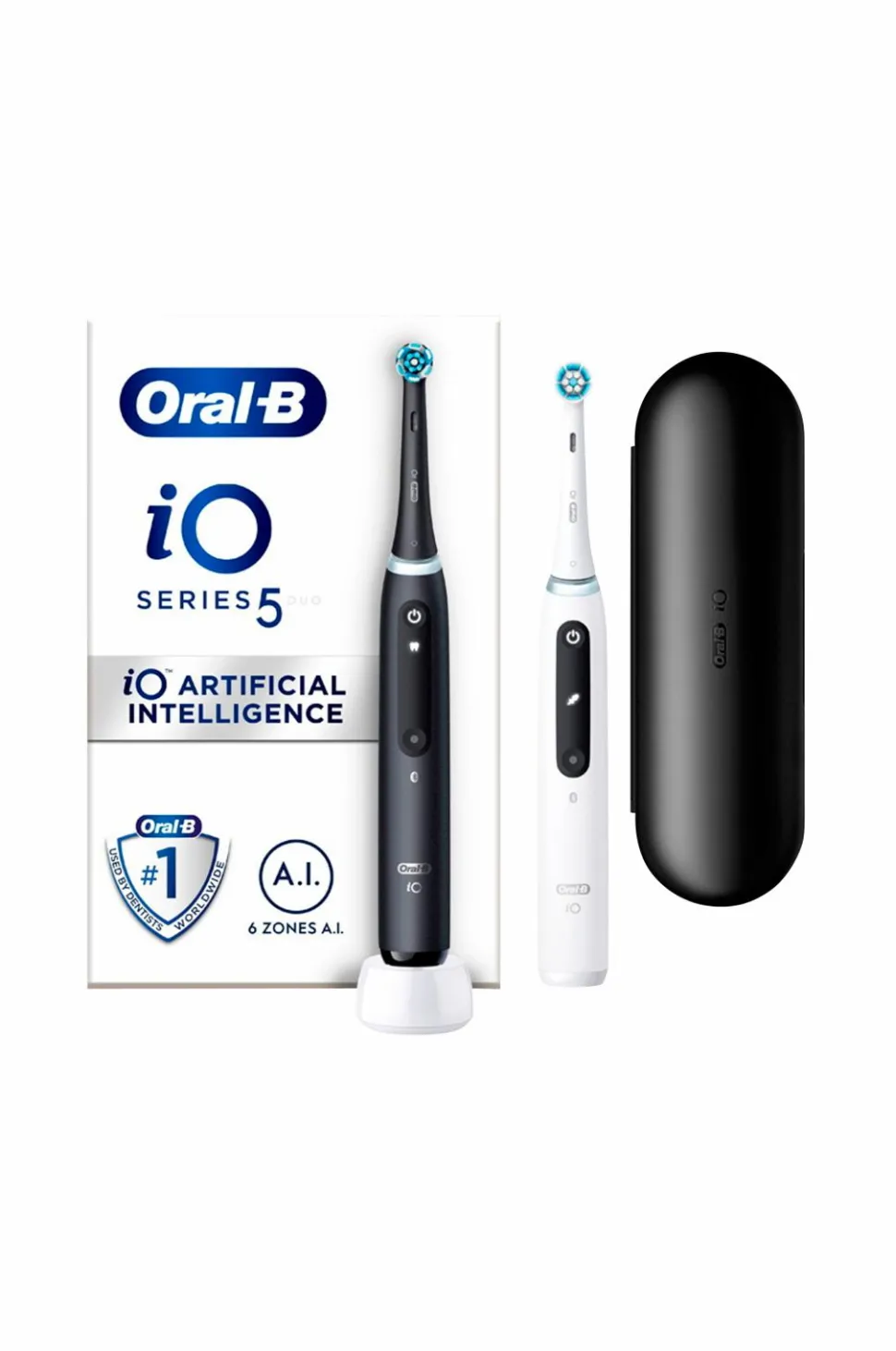 Oral B Eltandbørste iO5 Duo Black UCB / White SC