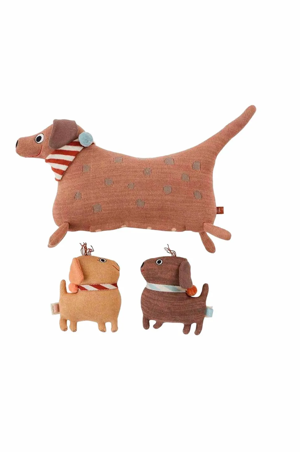 OYOY Living Design Hunsi hund med to hvalpe Coco & Max