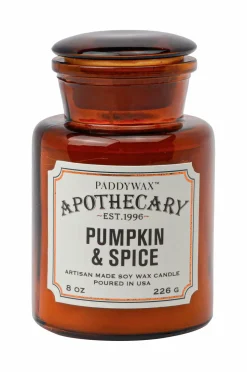 Paddywax Apothecary Stearinlys i glaskrukke 8 oz / 226 g - Pumpkin Spice