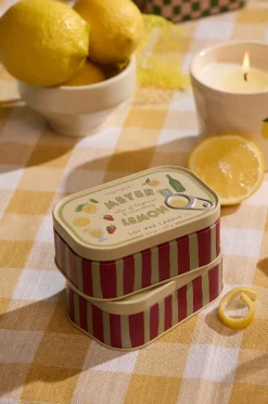 Paddywax Bistro Lys i tin med citrontryk - Meyer Lemon