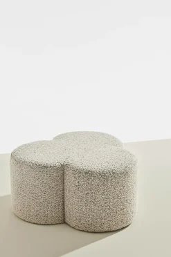 Pastill Bodhi puf i bouclé ø 70 cm