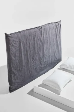 Pastill Lou betræk till sengegavl, fransk hør