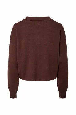 pieces Cardigan pcJassy LS Polo Knit