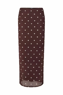 pieces Maxi nederdel pcDorthea HW Ankle Mesh