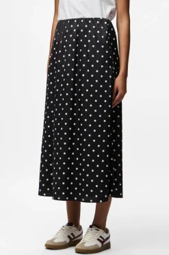 pieces Nederdel pcjYtta HW Ankle Satin Wvn D2