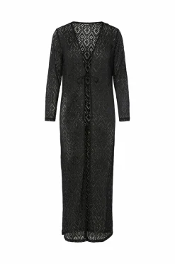 pieces Strandkjole pcVita 7/8 Lace Ankle Kimono