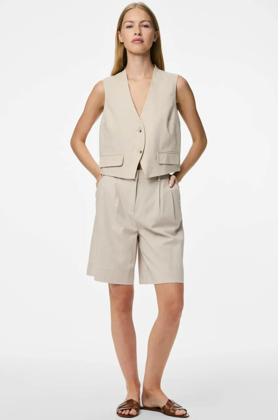 pieces Vest pcTiki Waist Coat