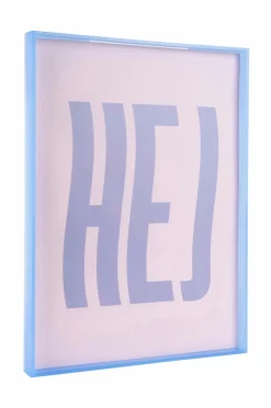 Present Time Vægkunst Hej Large