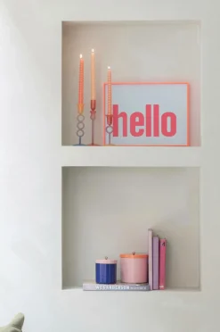 Present Time Vægkunst Hello lArge