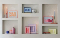 Present Time Vægkunst Hello lArge