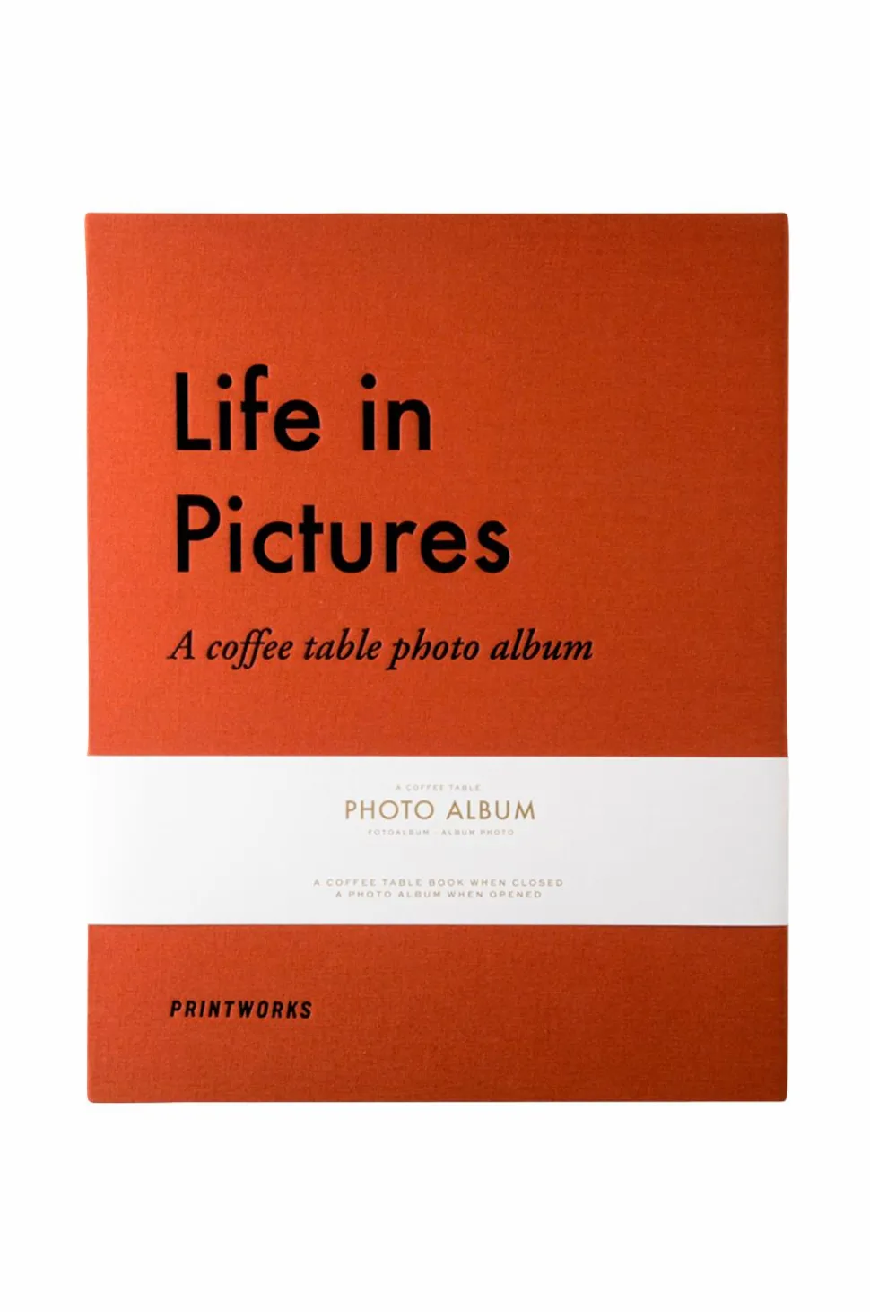 PRINTWORKS Fotoalbum - Life In Pictures (orange)