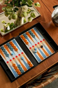 PRINTWORKS Klassisk - Backgammon-kunsten, antracit