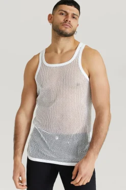 Resteröds Ærmeløs top Net Singlet Cotton 2-pak