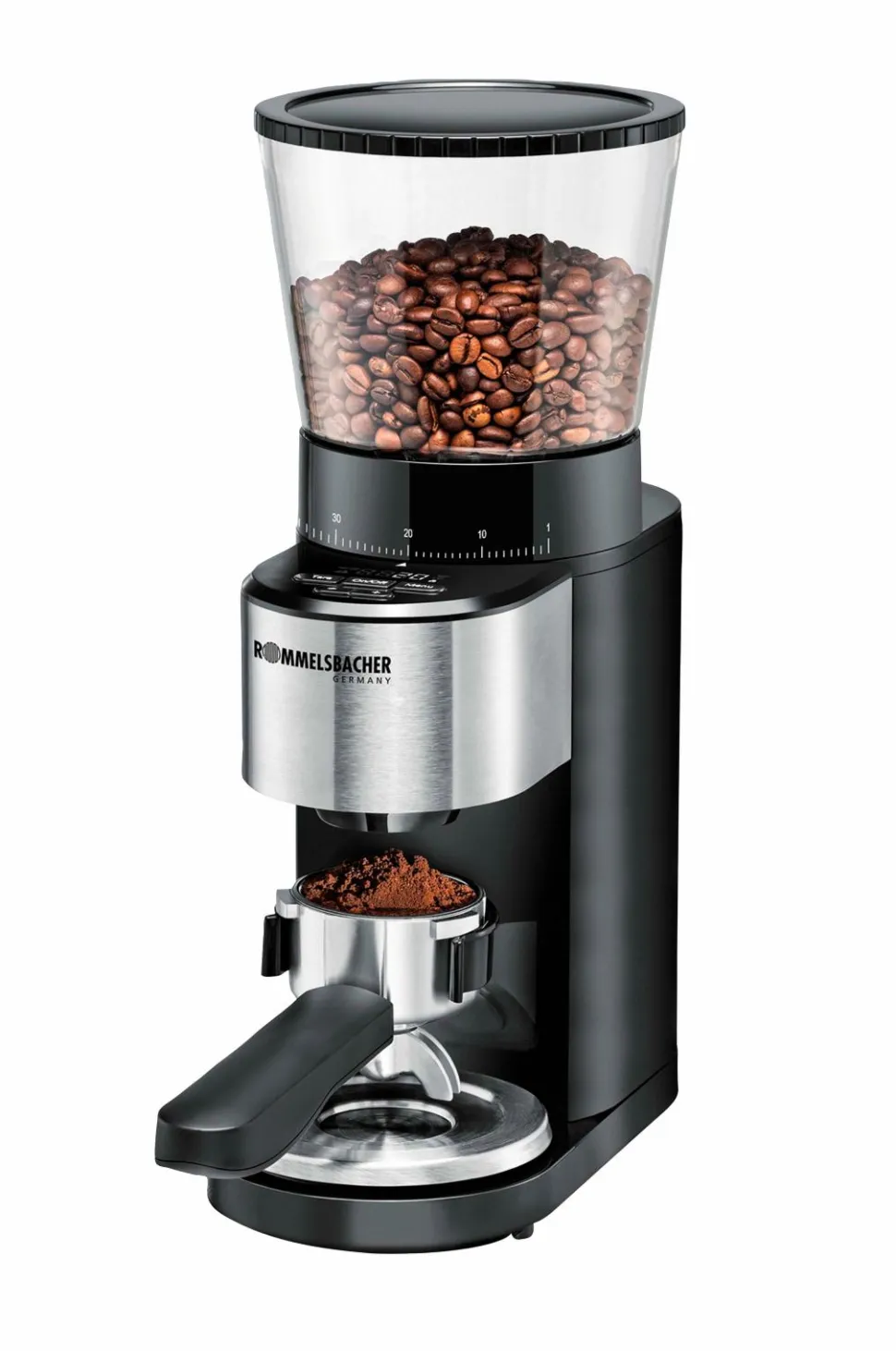 Rommelsbacher Kaffekværn PRO med integreret vægt EKM 500