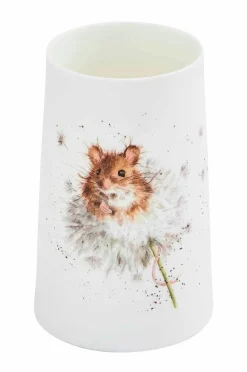 Royal Worcester Vase Wrendale Design Country Mice 15 cm