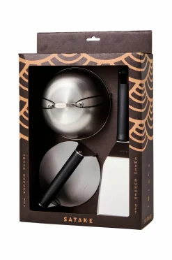 Satake Smash Burger Set rustfrit stål