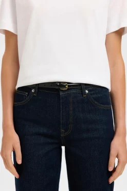 Selected FEMME Bælte slFiona Slim Leather Belt