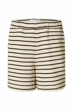 Selected FEMME Shorts slfElise HW Striped Shorts